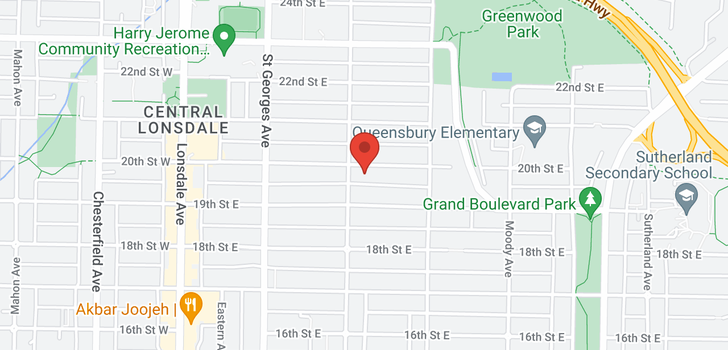 map of 315 E 20TH STREET